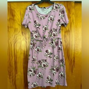 Purple Floral Jody Dress